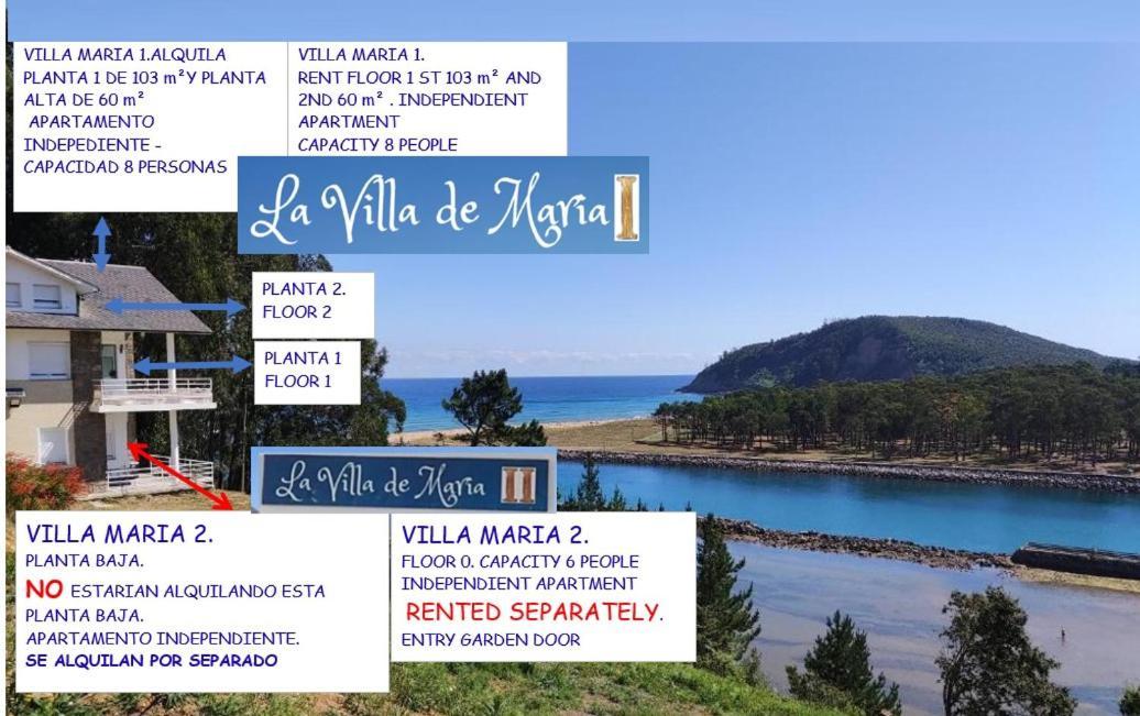 La Villa De Maria I Playa Beach El Puntal Asturias บีญาวิซิโอซา ภายนอก รูปภาพ