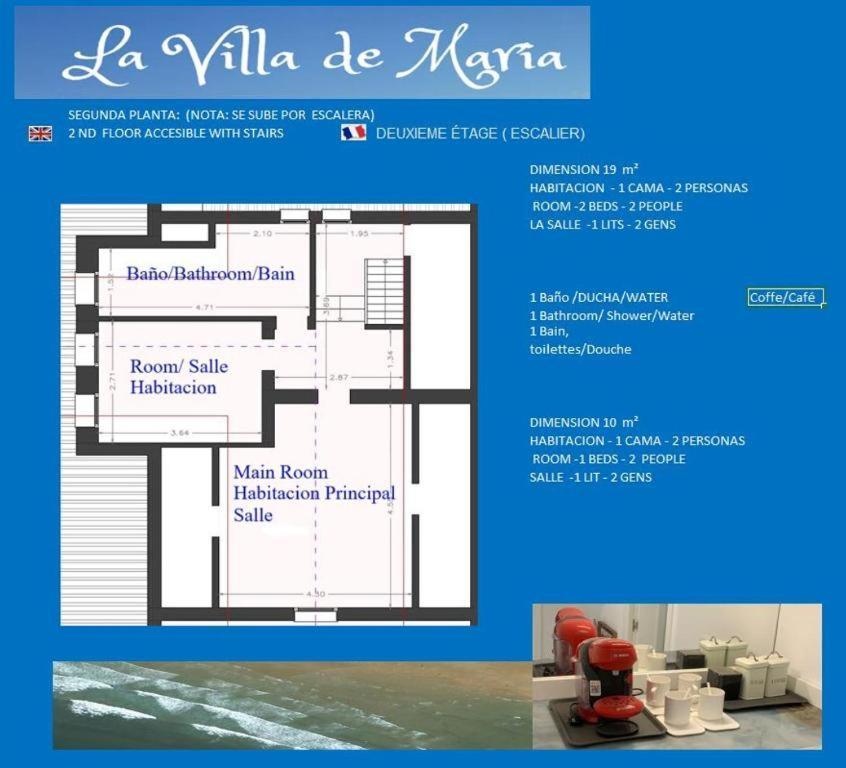 La Villa De Maria I Playa Beach El Puntal Asturias บีญาวิซิโอซา ภายนอก รูปภาพ