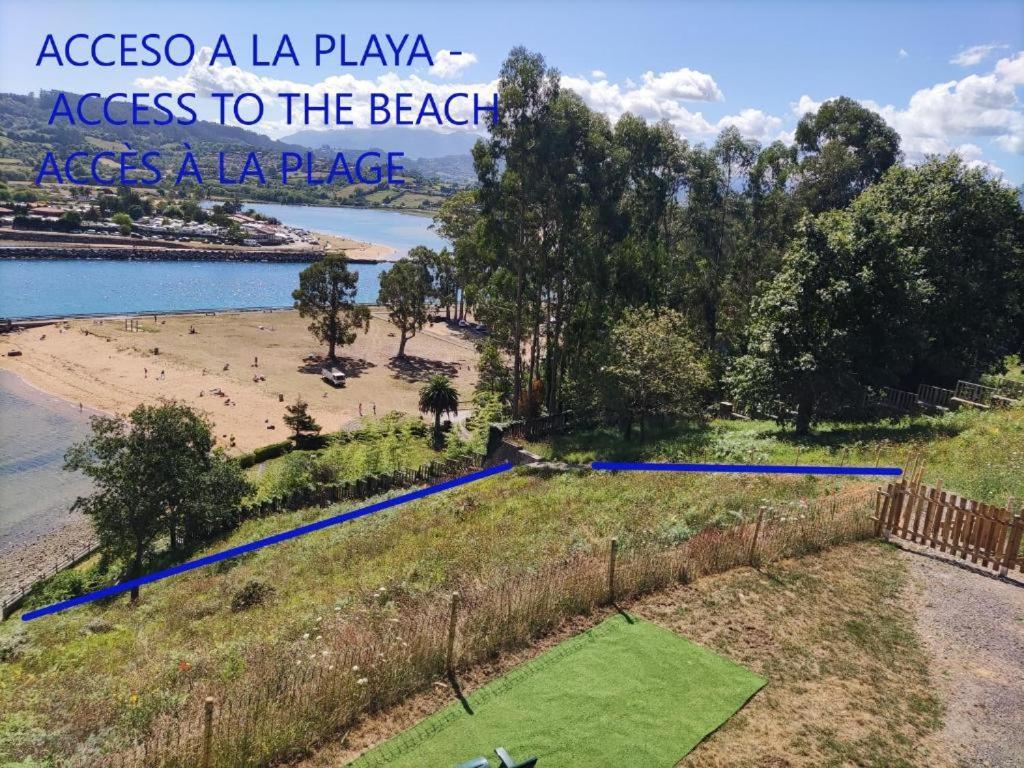 La Villa De Maria I Playa Beach El Puntal Asturias บีญาวิซิโอซา ภายนอก รูปภาพ