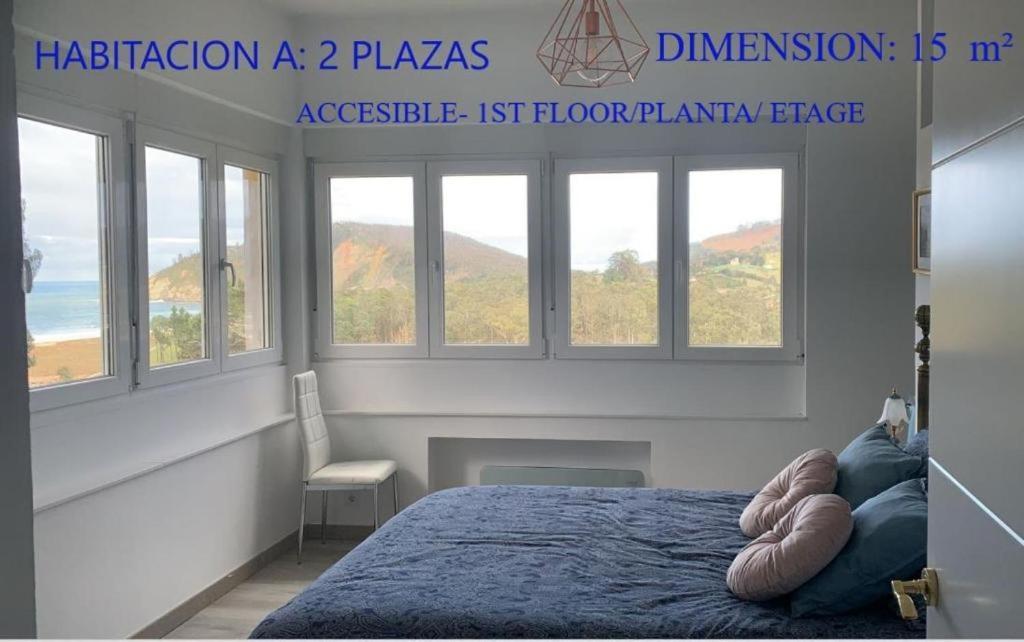 La Villa De Maria I Playa Beach El Puntal Asturias บีญาวิซิโอซา ภายนอก รูปภาพ